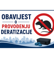 Obavijest o deratizaciji domaćinstva